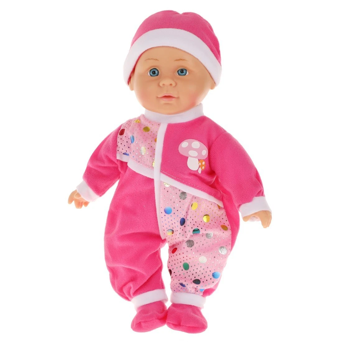 Кукла-пупс м/н 30 см., костюм розовый