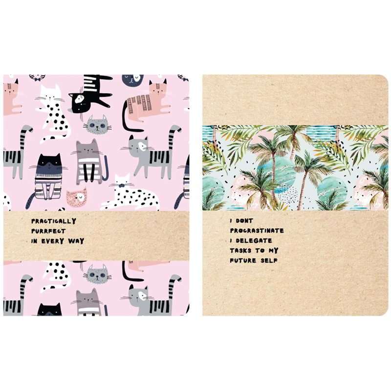 Бизнес-блокнот А5 64л. BG "Purrfect", матовая ламинация