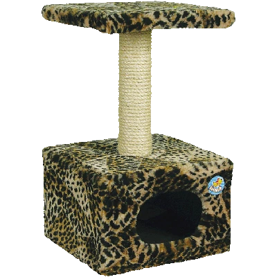 Дом для кошек, цв.мех, маленький Зооник(340х340х600) Дом для кошек, цв.мех, маленький Зооник(340х340х600)