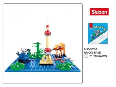 Конструктор пластиковый SLUBAN. BRICKS BASE. Основа для конструктора 2