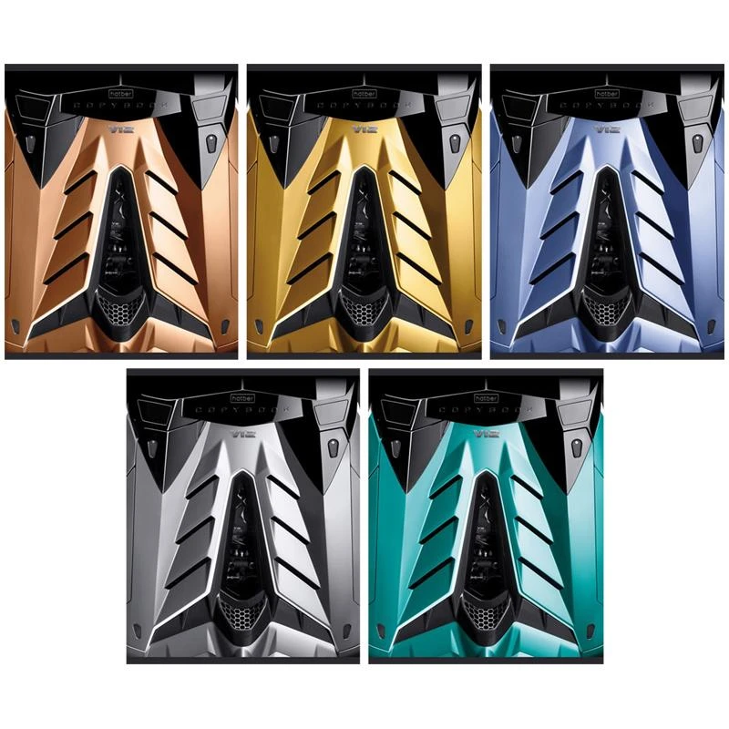 Тетрадь 48л., А5, клетка Hatber "Скорость и мощь", выб. лак