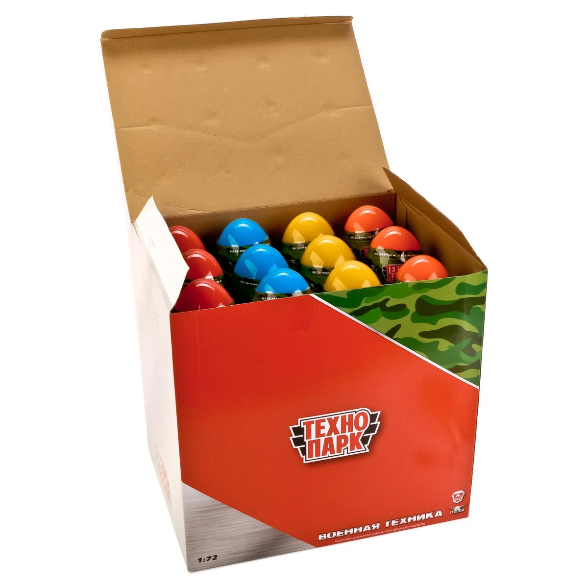 Машина игрушечная Технопарк "Военные модели", металл., масштаб 1:72,