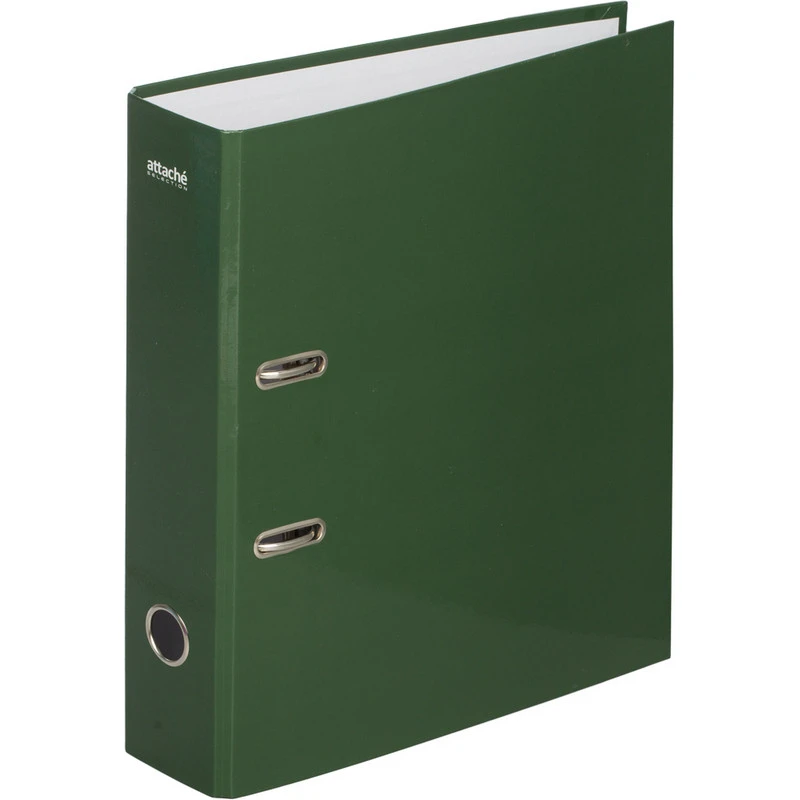 Папка-регистратор Attache Selection Crocus green clover,лам.карт,75мм