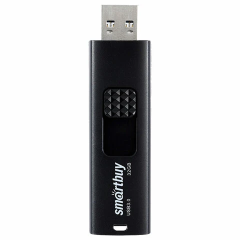 Флеш-диск 32 GB SMARTBUY Fashion USB 3.0, черный, SB032GB3FSK