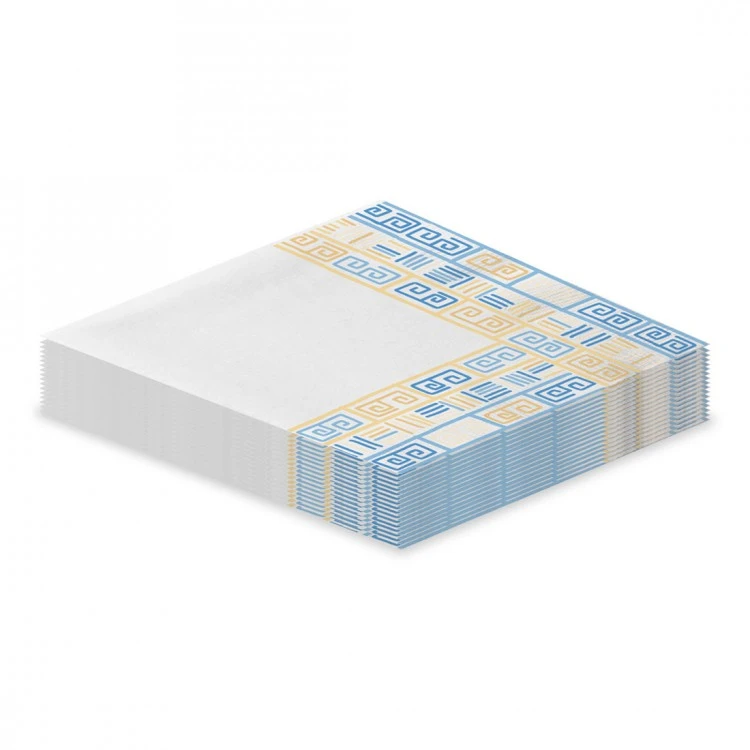 Салфетки бумажные трехслойные Мозаика, 33*33 см, 20 штук