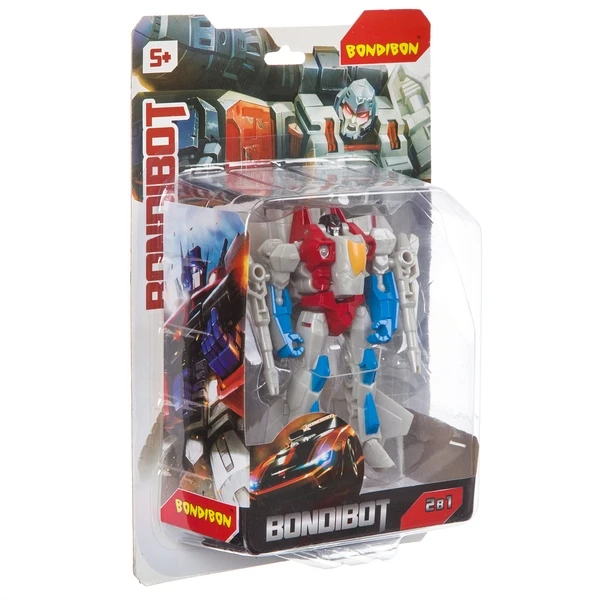 Трансформер 2в1 BONDIBOT робот-самолёт, Bondibon CRD 25x16x7 см, арт.5504C