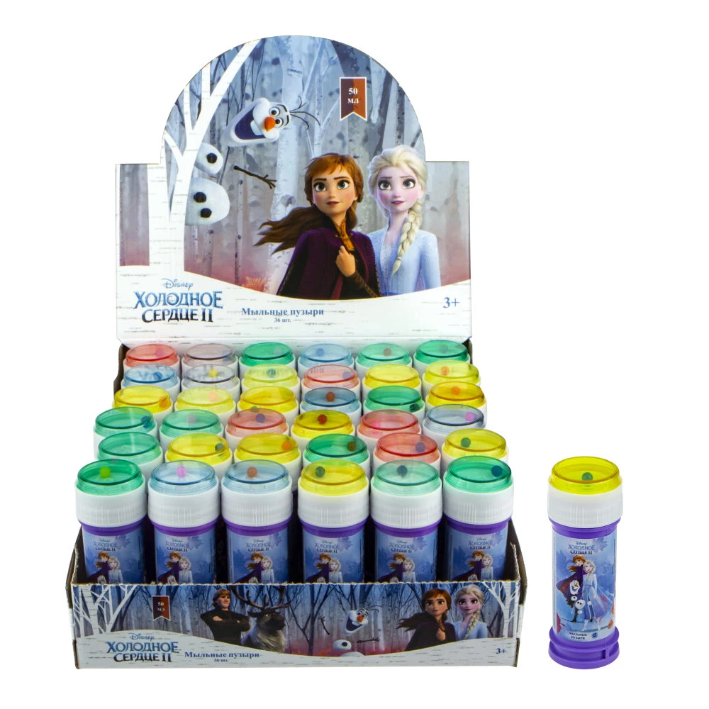 Мыльные пузыри 1TOY "Холодное сердце" (50мл.). Т11507