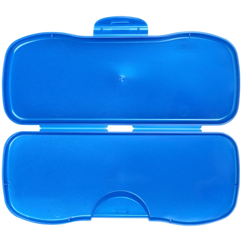 Пенал-футляр, 204*83*25 СТАММ, синий металлик