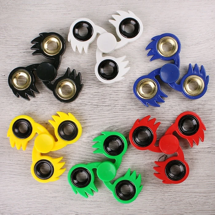 Спиннер антистрессовый сувенир 3-х лучевой пластиковый