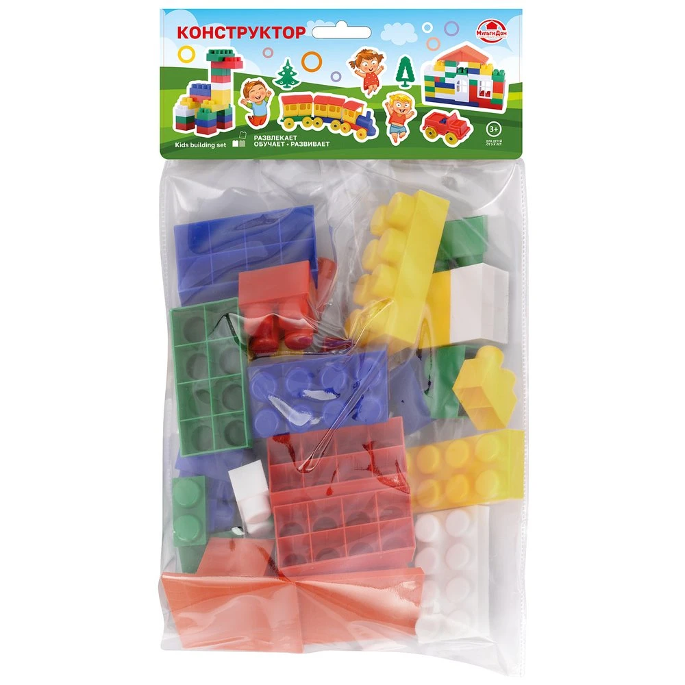 Конструктор "Бигги" 35 деталей (пакет) Конструктор "Бигги" 35 деталей (пакет)