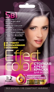 Арт.4921 ФИТО К Крем-краска для волос Effect Color тон Баклажан 50мл (саше)