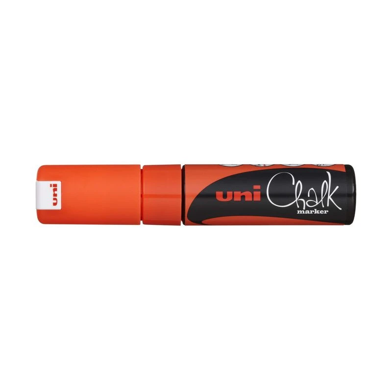Маркер меловой UNI PWE-8K, флуоресцентно-оранжевый, до 8.0 мм. 719210 штр.: