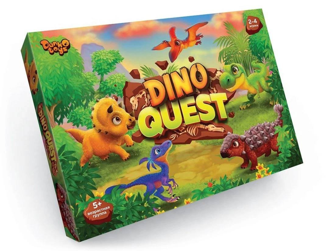 Настольная игра Dino Quest купить оптом, цена от 202.77 руб. 4823102809229