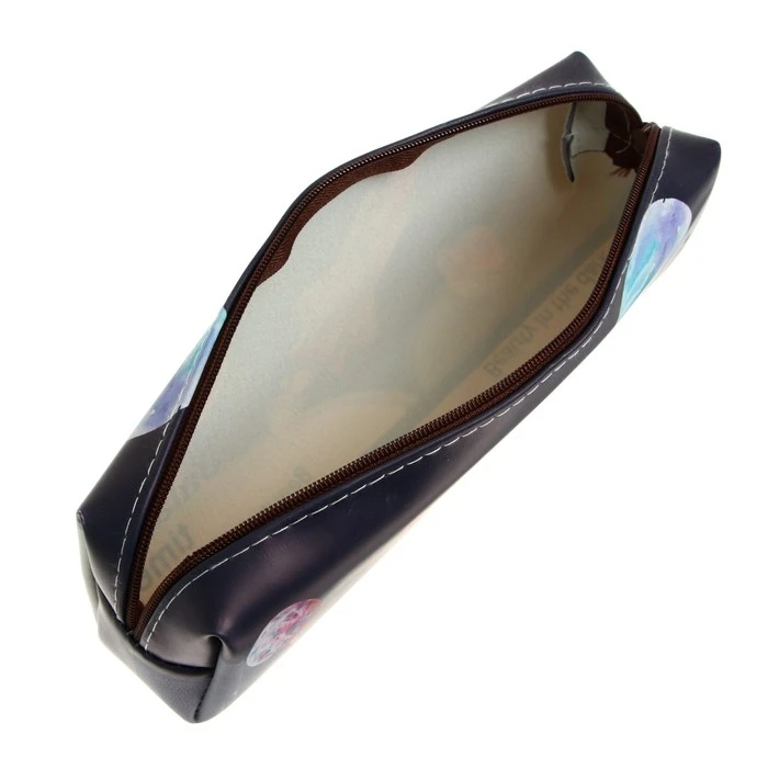 Пенал школьный на молнии "Космос", МИКС