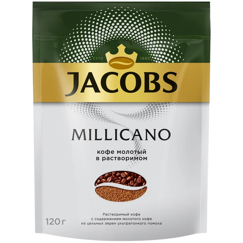 Кофе растворимый Jacobs "Monarch "Millicano", сублимированный, с