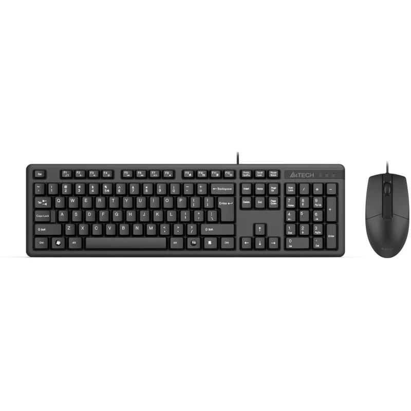 Набор клавиатура+Мышь A4Tech KK-3330S клав:черный Мышь:черный USB