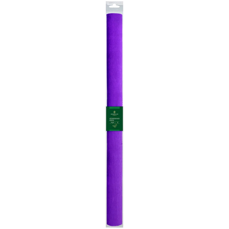 Бумага крепированная Greenwich Line, 50*250см, 32г/м2, фиолетовая, в рулоне,