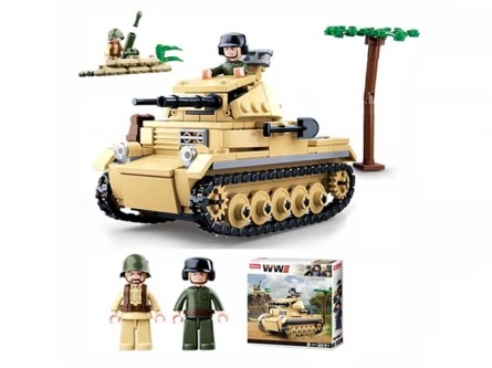 Sluban B0691 WW2 TANK PANZER 2