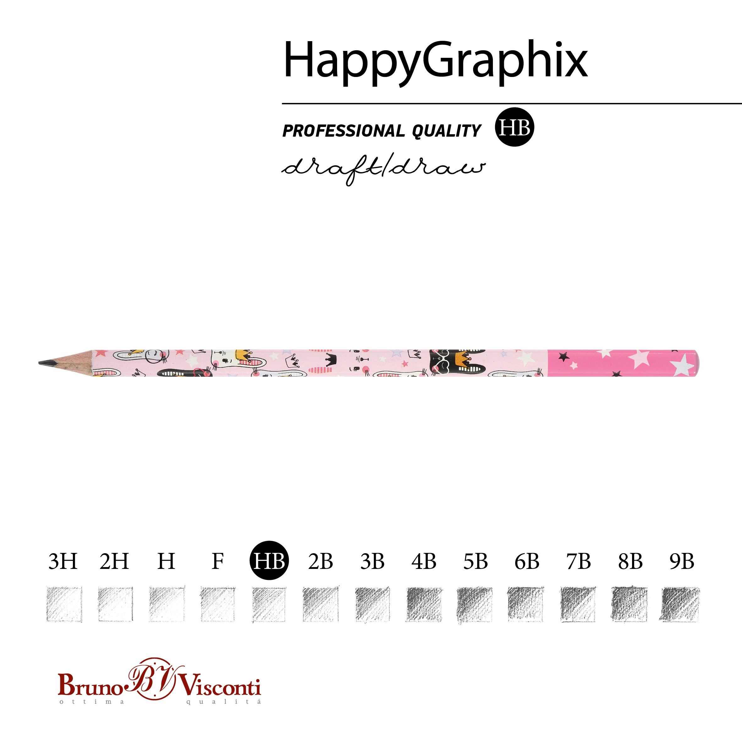 КАРАНДАШ ЧЕРНОГРАФИТОВЫЙ "HappyGraphix. Цирк. Зайка" НВ