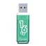 Флэш-диск 16 GB, SMARTBUY Glossy, USB 2.0, зеленый, SB16GBGS-G