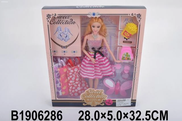 Кукла в наборе (29см) "Сладкая коллекция" (аксессуары, в коробке)