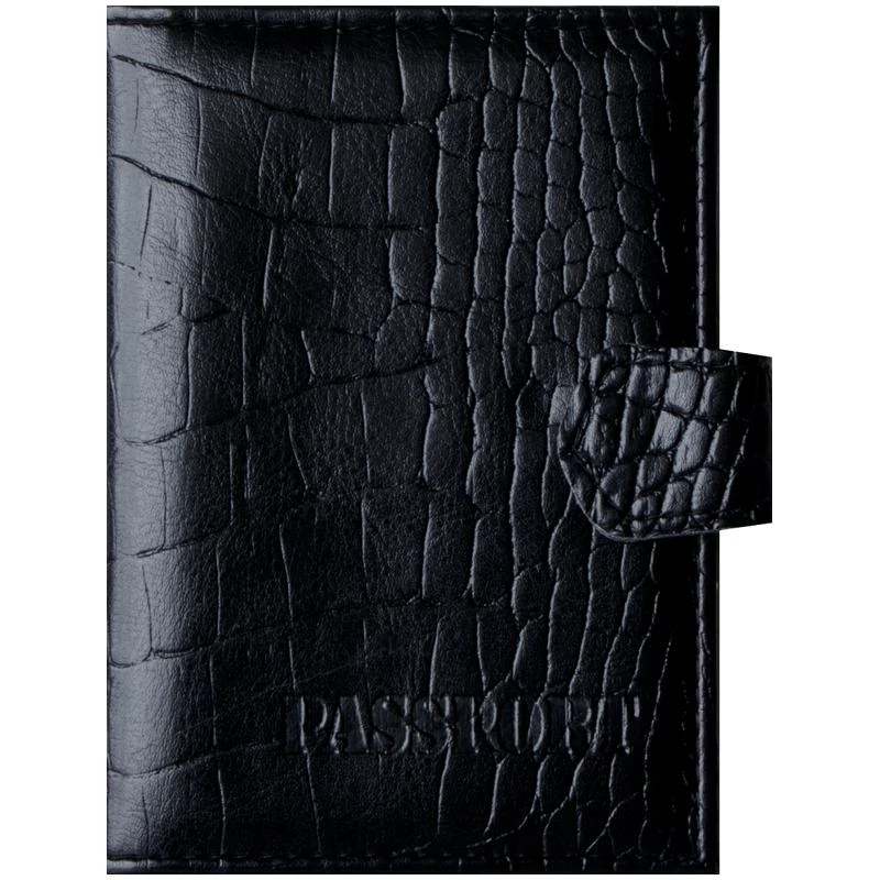 Обложка для паспорта OfficeSpace иск. кожа + изолон, с кнопкой, с подкладом, Обложка для паспорта OfficeSpace иск. кожа + изолон, с кнопкой, с подкладом,