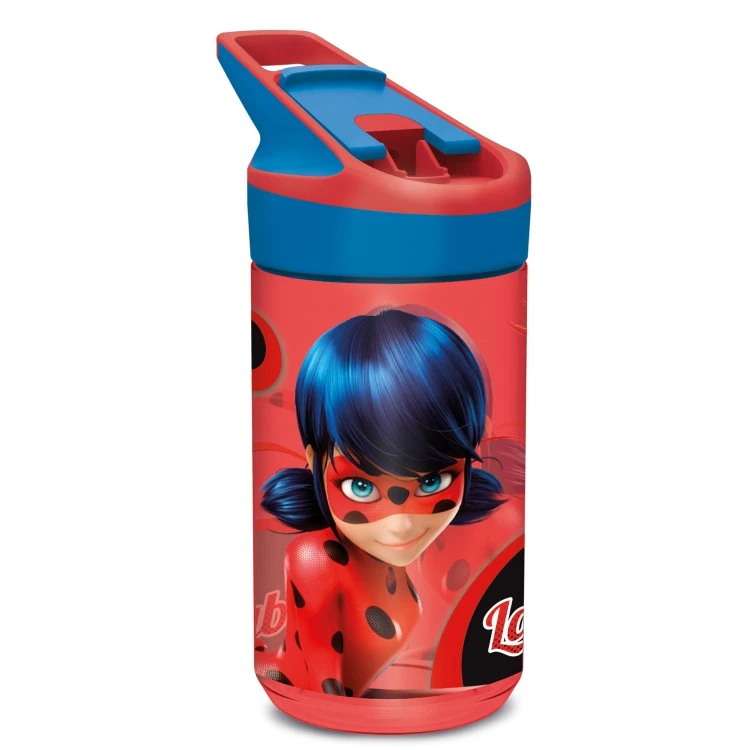 Бутылка пластиковая (спортивная 480 мл) Леди Баг и Супер Кот