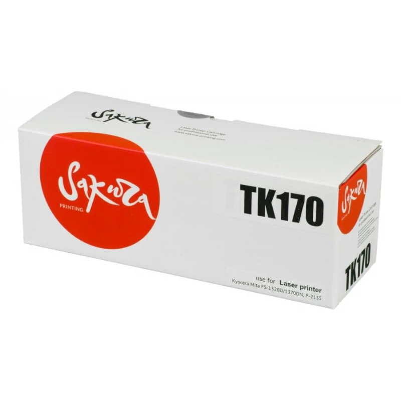 Картридж лазерный Sakura TK-170 чер. для Kyocera FS-1320D