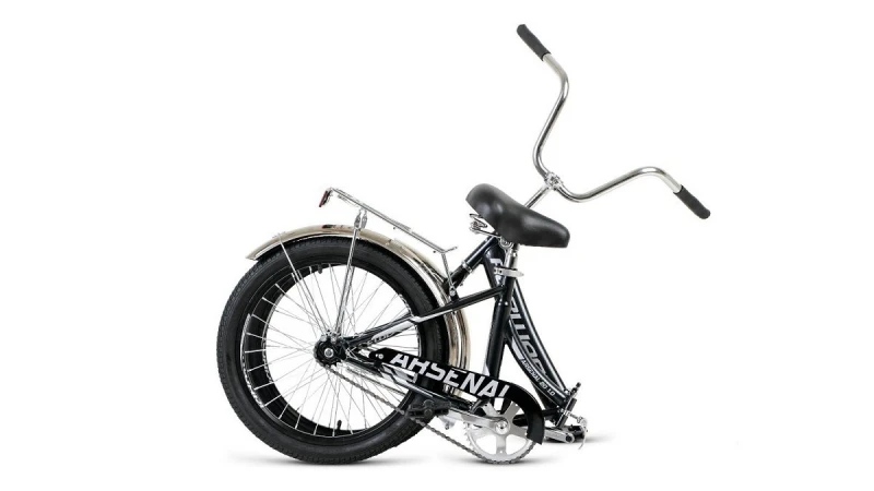 Велосипед 20" FORWARD ARSENAL 1.0 (1-скорость) 2020-2021 черный/серый