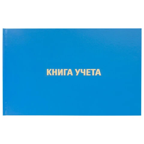 Книга учета 96 л., А4, 210х295 мм, BRAUBERG, клетка, бумвинил, блок офсет,