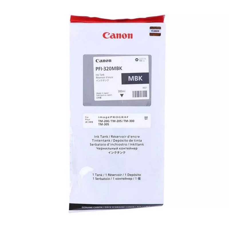 Картридж струйный Canon PFI-320MBK (2889C001) чер.мат. для TM-200/205/300