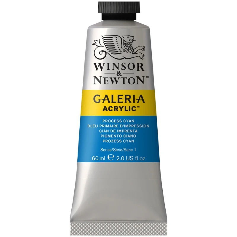 Краски акриловые Winsor&Newton "Galeria", 60 мл, туба, обработанный