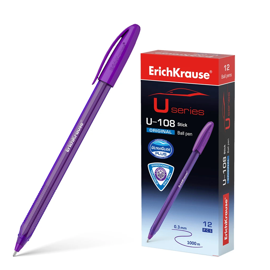 Ручка шариковая ErichKrause® U-108 Original Stick 1.0, Ultra Glide Technology,
