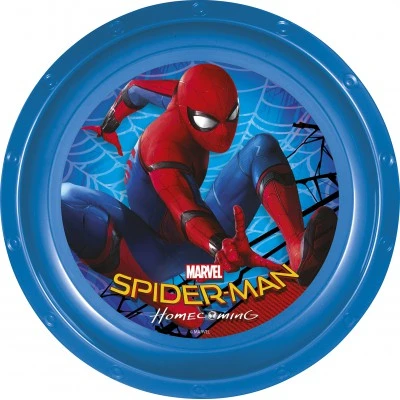 Тарелка пластиковая. Человек-паук 2017