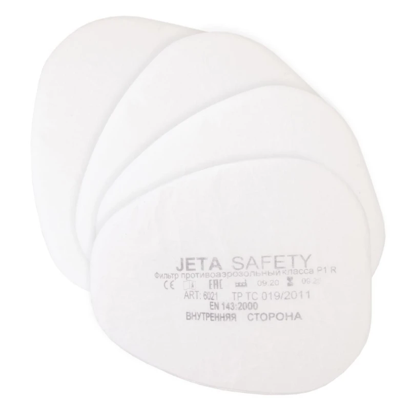 Фильтр противоаэрозольный Jeta Safety 6021 марка P1 R (6021) 4 шт/уп