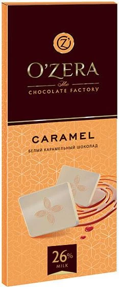 Белый шоколад O`Zera Caramel 90г