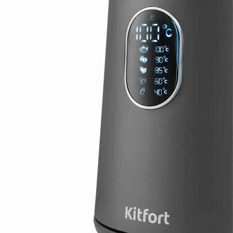 Чайник KITFORT КТ-6115-2, 1,5 л, 1800 Вт, закрытый нагревательный элемент,