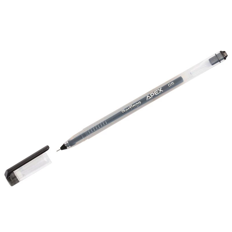 Ручка гелевая Berlingo "Apex", черная, 0,5мм. CGp_05151