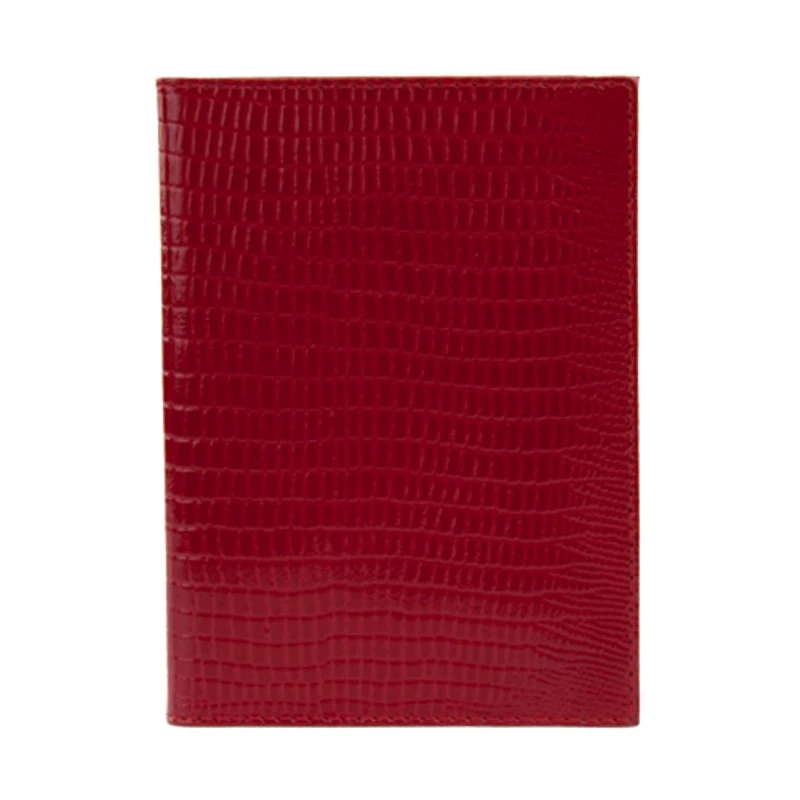 Обложка для паспорта BEFLER O.1.3 Ящерица нат.кожа, красный 970864