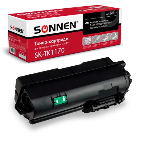 Тонер-картридж SONNEN (SK-TK1170) для KYOCERA Ecosys M2040DN/M2540DN/M2640IDW,