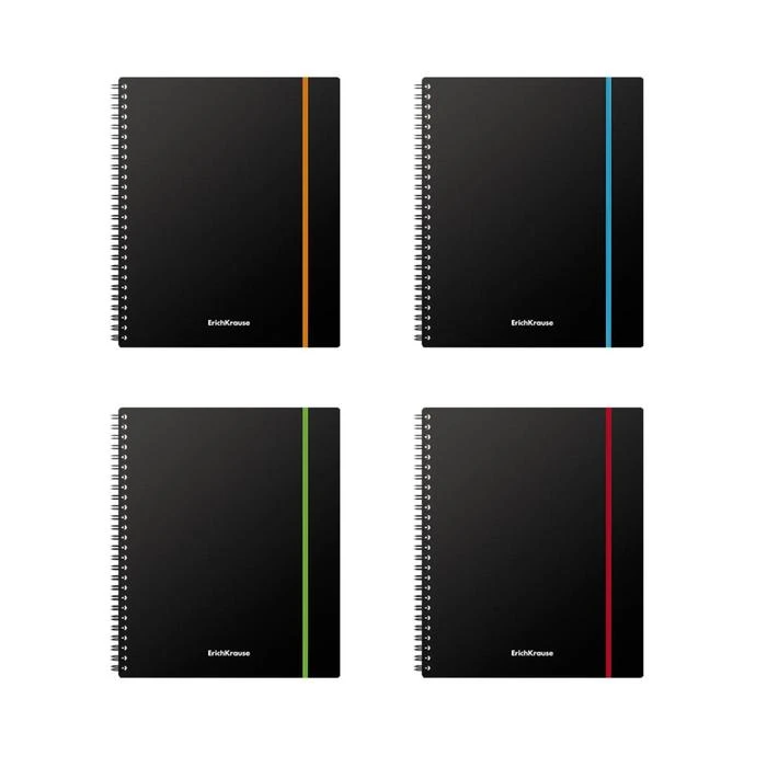 Тетрадь А5, 80 листов в клетку на гребне ErichKrause "Accent",