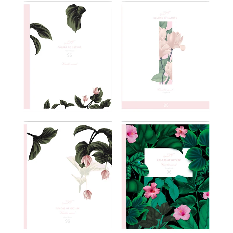 Тетрадь 96л., А5, линия BG "Ванильное настроение", выборочный лак,