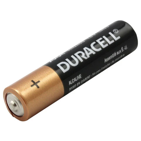 Батарейки КОМПЛЕКТ 4 шт. (отрывной блок), DURACELL Simply, AAА (LR03, 24А),