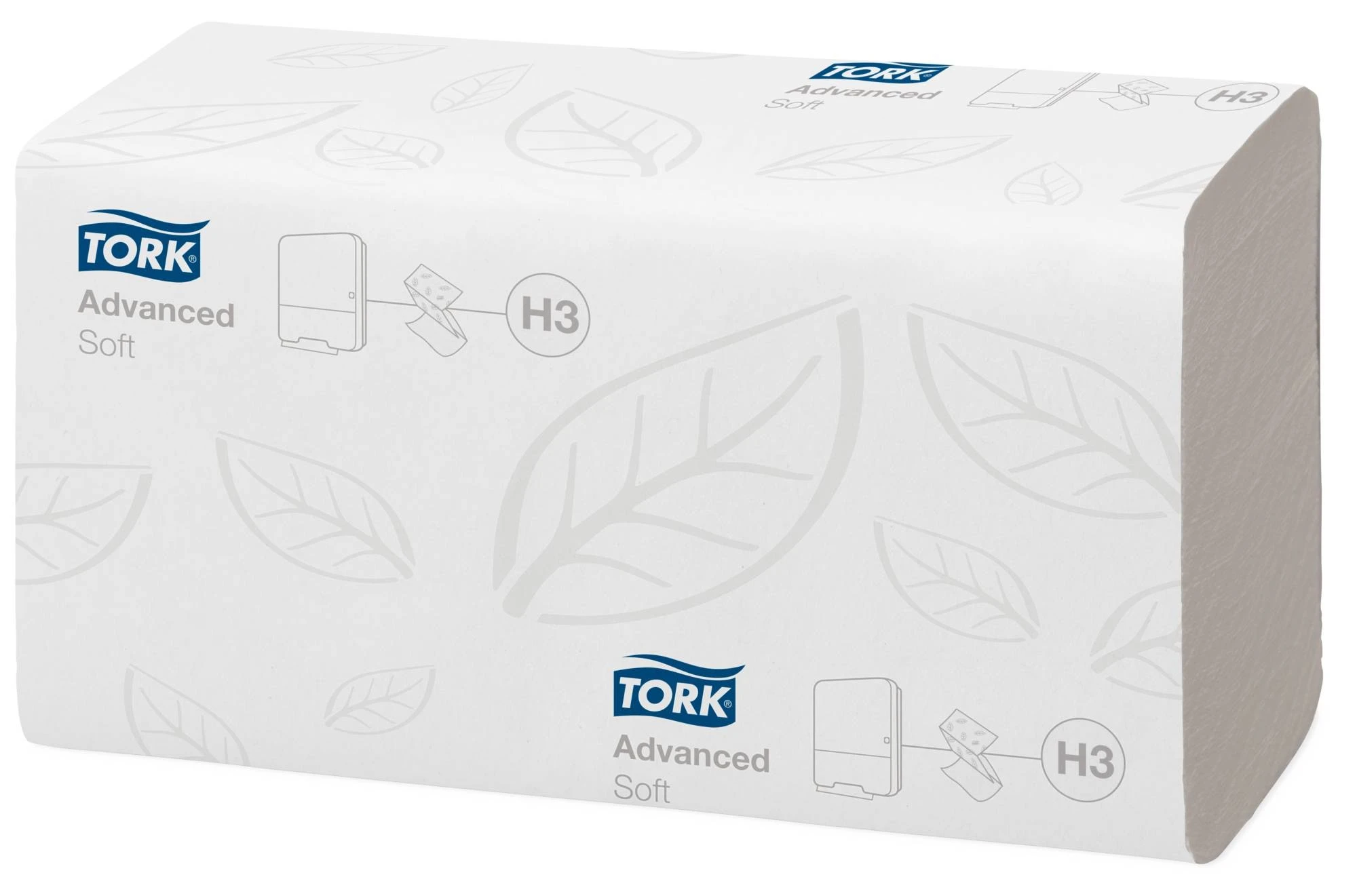 Полотенце бум. 2 сл. TORK ADVANCED H3 V(ZZ)-сл. 23х23 см 200 л. белый: 290184