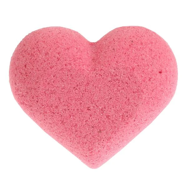 Бомбочка для ванны сердце розовое, 130 г, милая леди МИЛАЯ ЛЕДИ