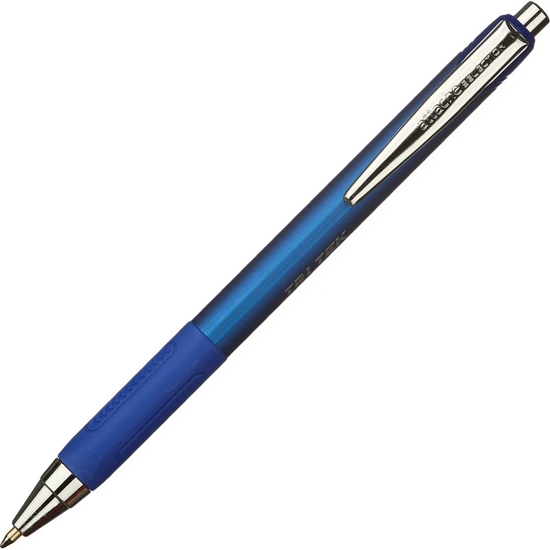 Ручка шариков. Attache Selection Glide Tri Tec 0,7мм, син, мас, трехг, авт.