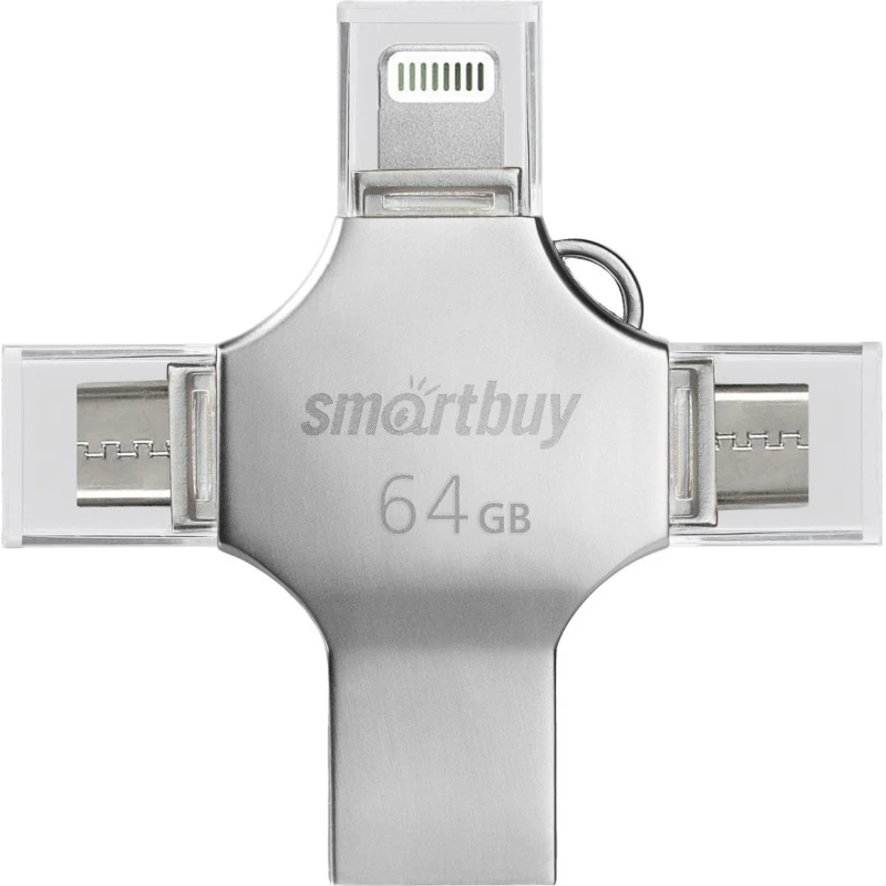 Флеш-память Smartbuy UFD 3.0 064GB MC15 Metal Quad (SB064GBMC15)