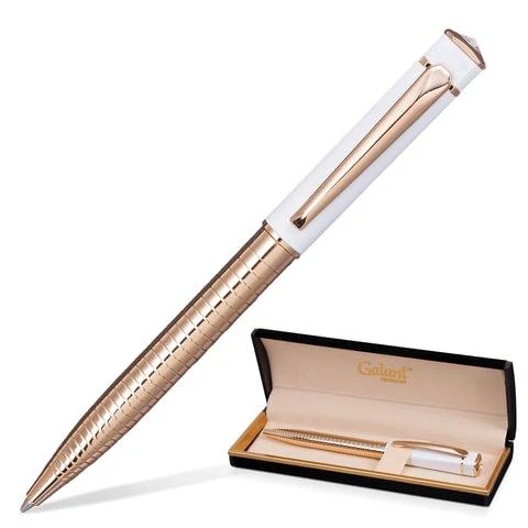 Ручка подарочная шариковая GALANT "Mont Pelerin", корпус золотистый с