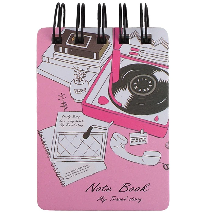 Блокнот А7 68л на спирали в линейку "My travel story" Блокнот А7 68л на спирали в линейку "My travel story"