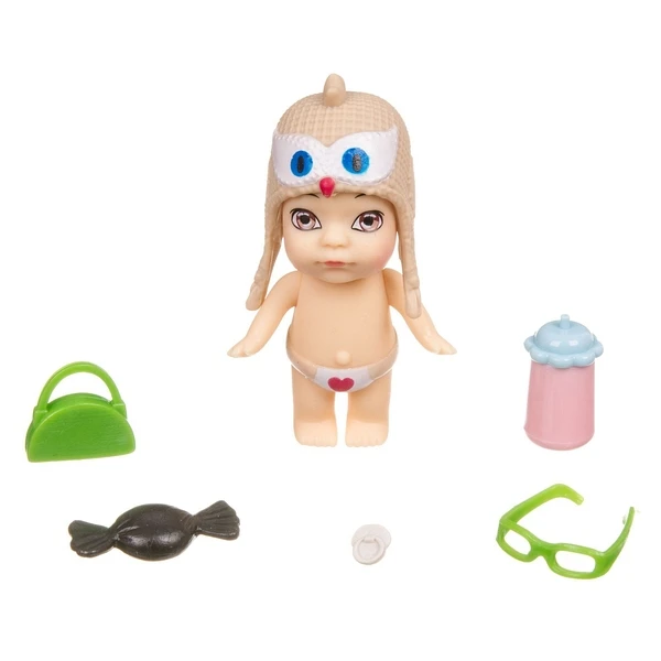 Набор игровой Bondibon куколка OLY в шапочке-ушанке с животным и аксессуарами в